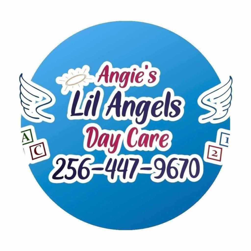 Angie's Lil Angels Daycare Logo White Square